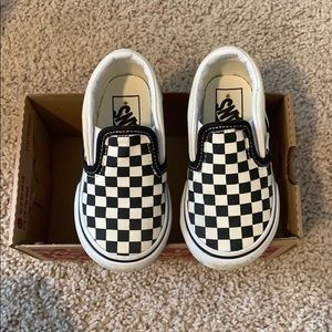 Toddler checker vans